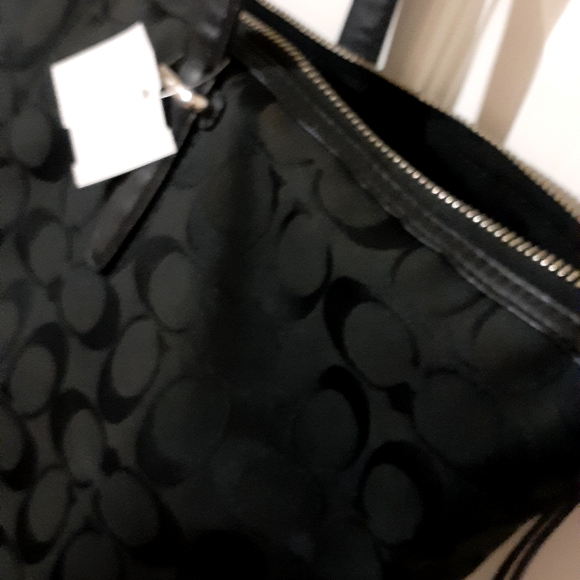 Coach Black Signature Tote Bag - Picture 12 of 14